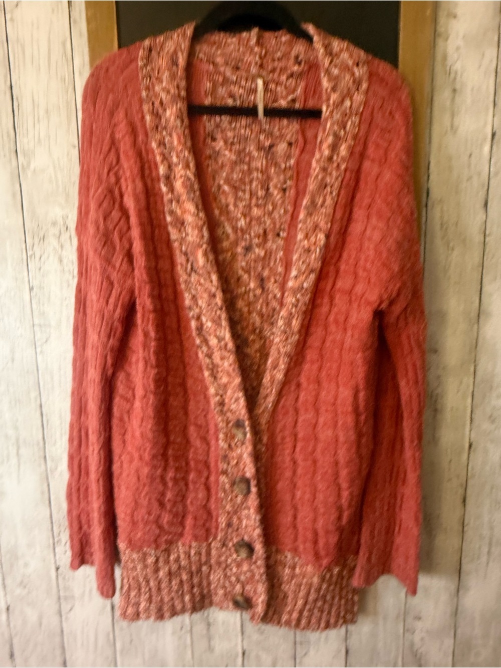Women’s Free People Large Knit Long Button cardigan